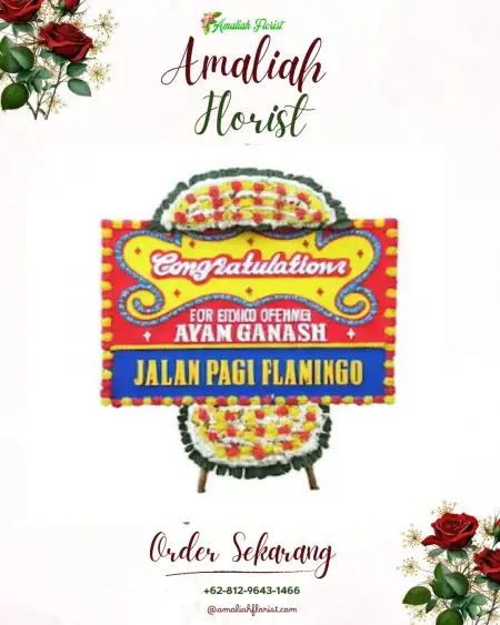 Sewa Papan Bunga Tumumpa Dua